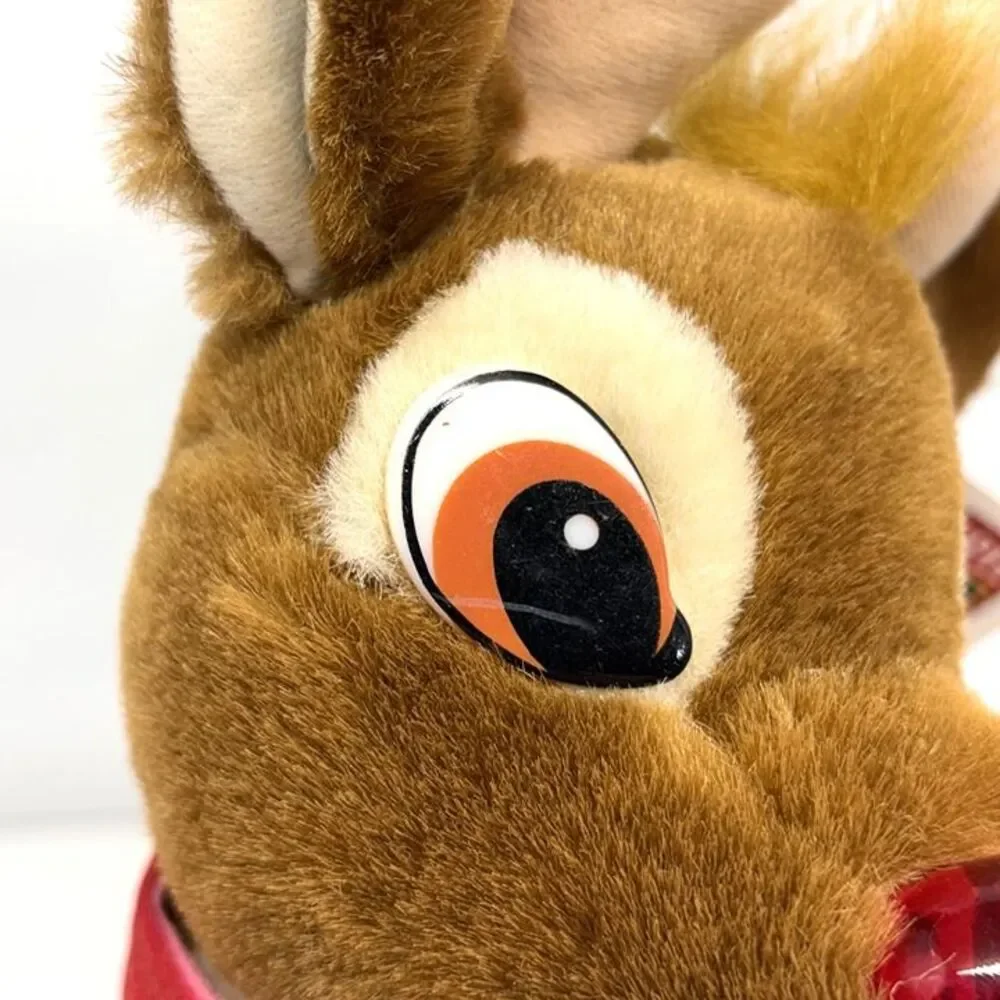 Vintage 1994 Rudolph The Red Nose Reindeer Plush By Play by Play - NEW with Tags